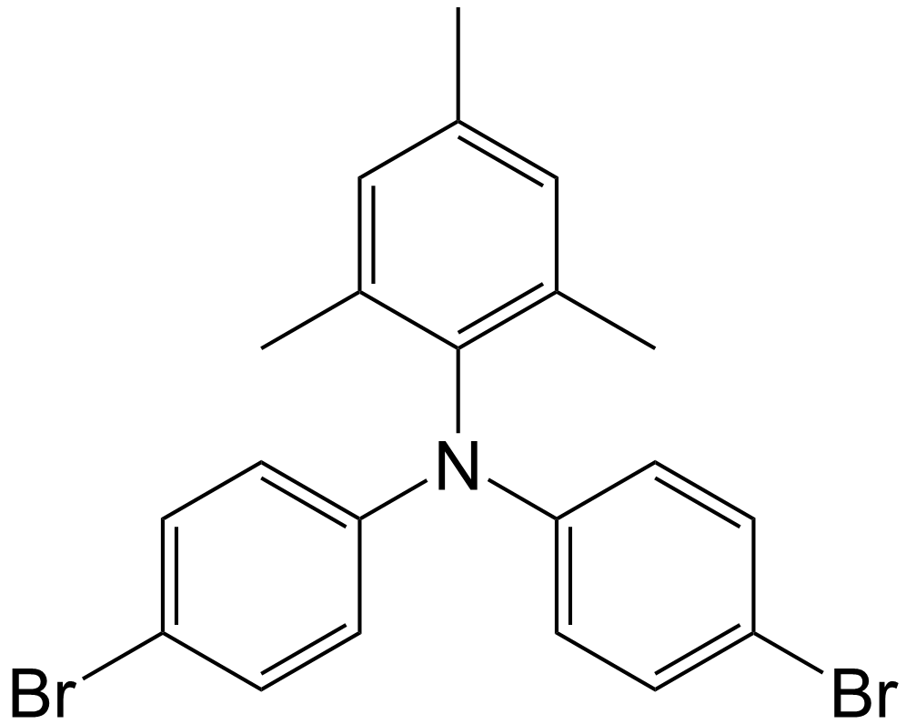 N,N-双(4-溴苯基)-2,4,6-三甲基苯胺(PTAA)/663943-27-9